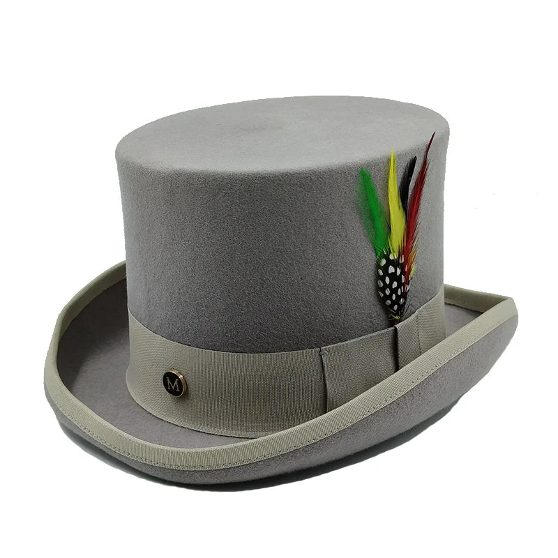 Top Hat - Magician Presidential High Hat - Wool | KIMLUD