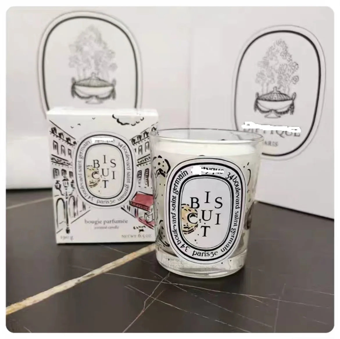 Aromatherapy Soy Wax Candle Cafe Chantilly Coffee Vanilla Cream — Ivory | KIMLUD