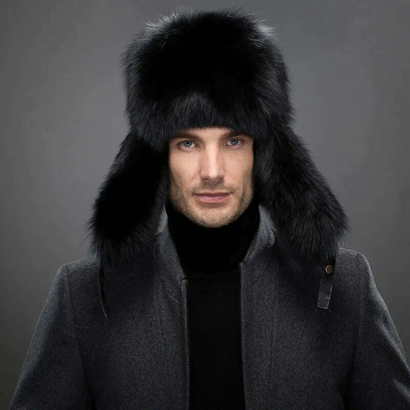 new-winter-mens-100-real-silver-fox-fur-bomber-hat-raccoon-fur-ushanka-cap-trapper-russian-man-ski-hats-caps-real-leather-topkimlud-womens-fashion-34618663