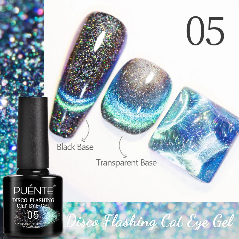 Reflective Glitter Gel Nail Polish Multidimensional Holographic Sparkle, UV-Curable Finish — Pink Lilac | KIMLUD