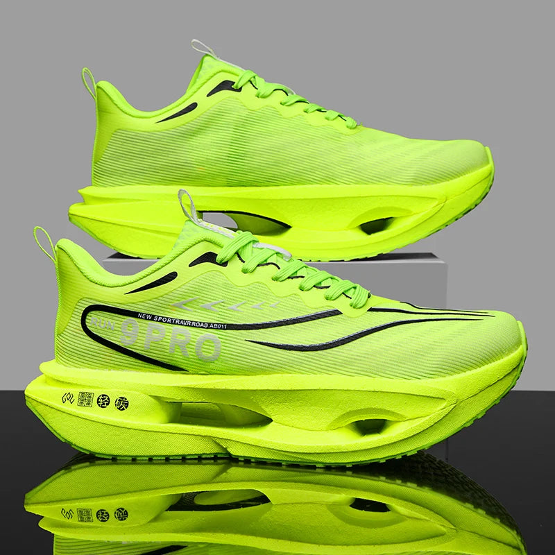 Carbon Board Marathon Running Shoes Men Comfortable Athletic Women's Sneakers Breathable Walking Basketball Sneakers Men