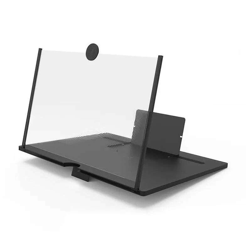 KIMLUD, Pull-Out Phone Screen Amplifier 10 12 Inch 3D HD Video Magnifier with Anti-Blue Light Foldable Lazy Stand for All Smartphones, KIMLUD Womens Clothes