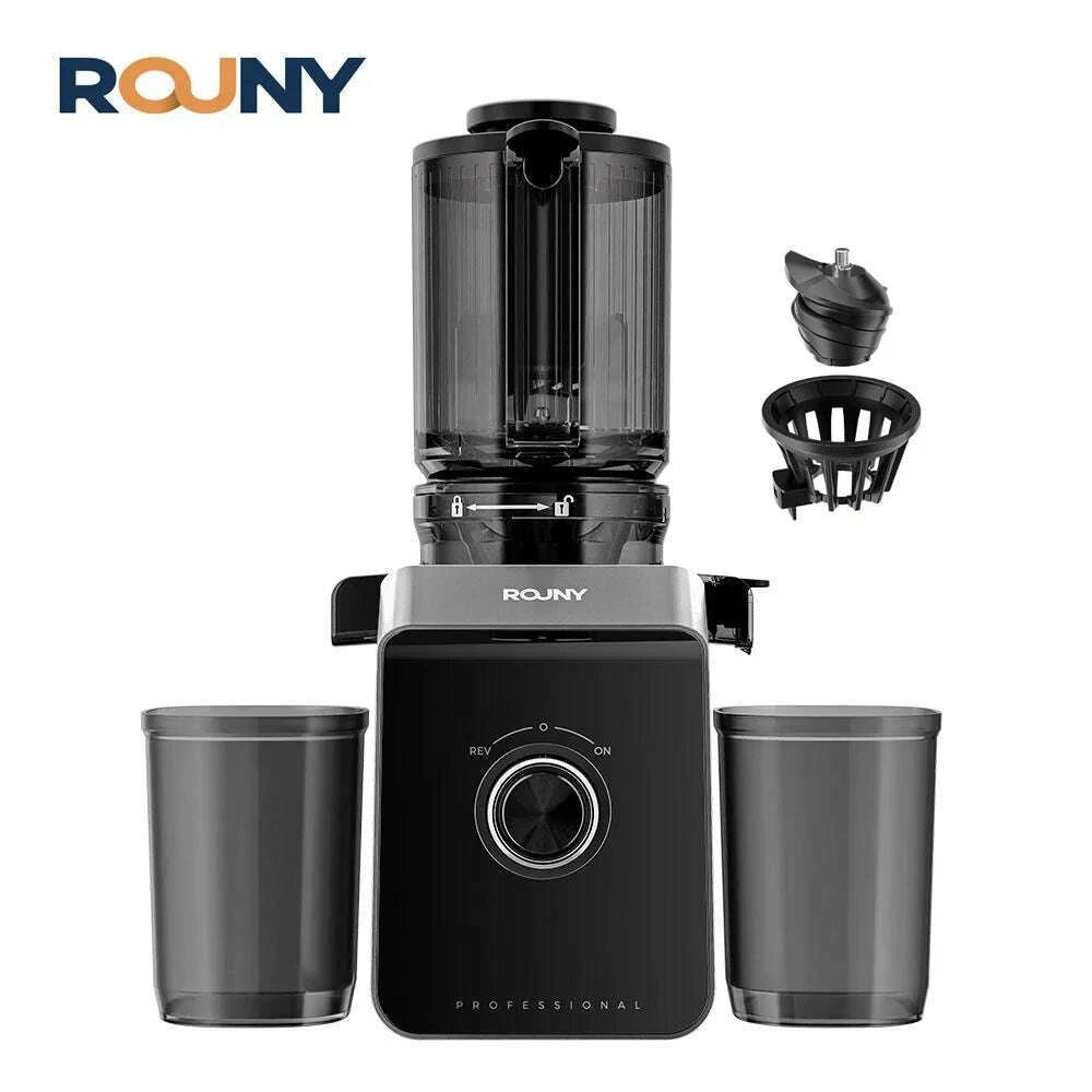 rouny-cold-press-extractor-with-filter-free-easy-clean-electric-fruit-slow-juicer-machine-with-large-feed-caliber-blackkimlud-womens-fashion-34626784