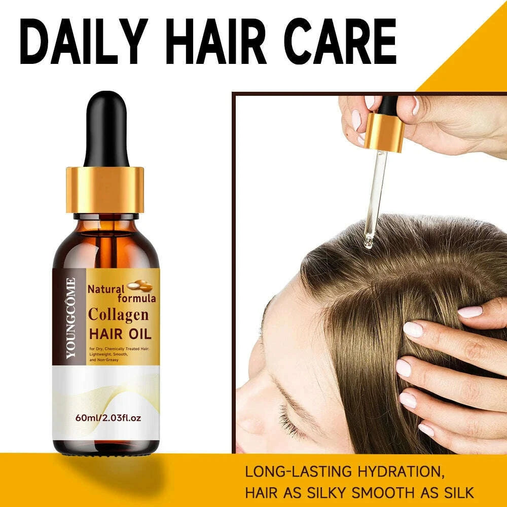 collagen-hair-treatment-deep-repair-conditioning-argan-oil-hair-mask-essence-for-dry-damaged-hair-all-hair-type-hair-care-kitkimlud-womens-fashion-34619745