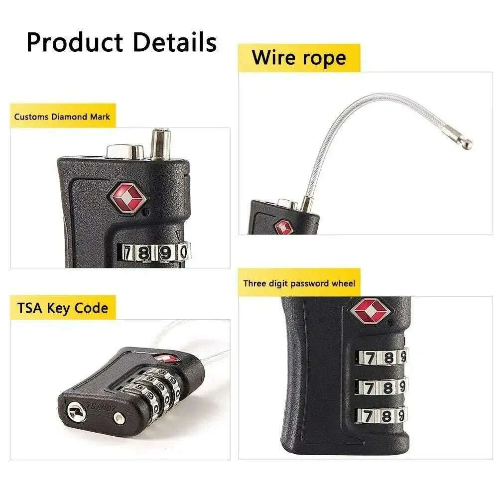 tsa-customs-lock-3-digits-travel-password-changeable-lock-digital-lock-zinc-alloy-suitcase-luggage-anti-theft-lock-for-airplanekimlud-womens-fashion-34614521