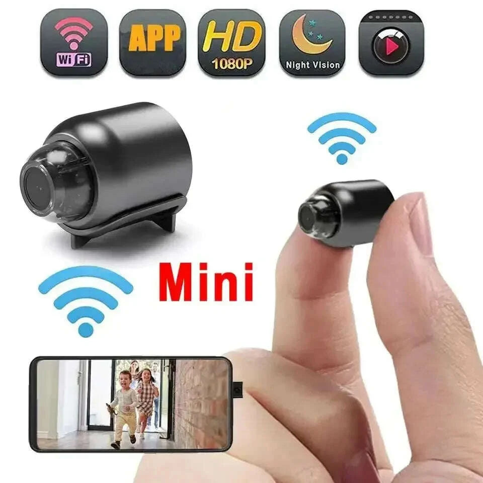 KIMLUD, 1080P Mini WiFi Camera with HD Night Vision, Home X5 Remote Monitoring for Kids, Pets, and Safety - Ideal Gift, KIMLUD Womens Clothes