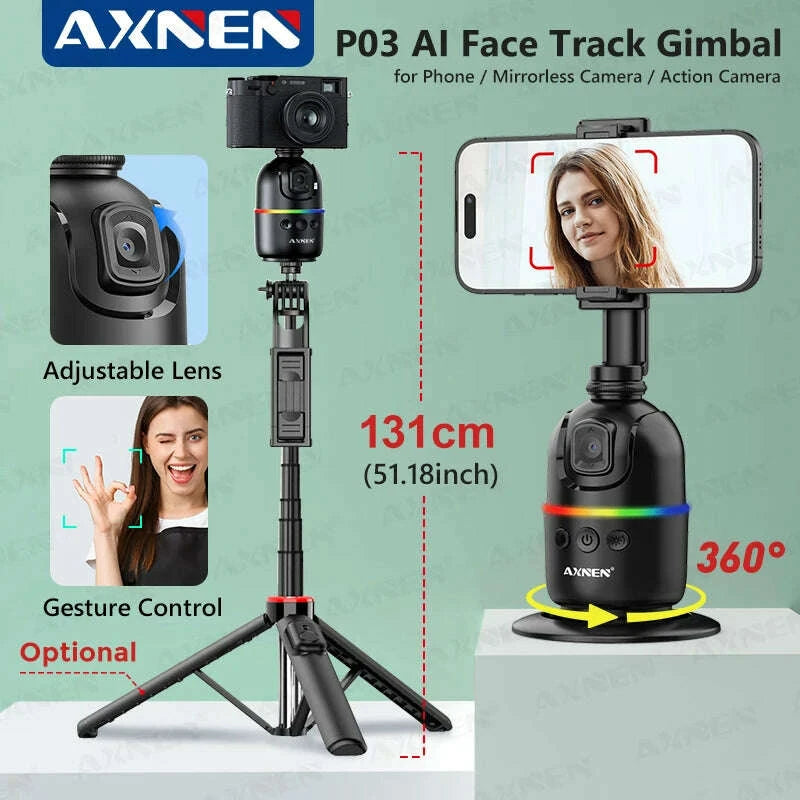 ai-face-tracking-gimbal-mobile-phone-stabilizer-360-auto-rotate-selfie-stand-for-iphone-15-pro-max-android-optional-tripodkimludkimlud-35561627
