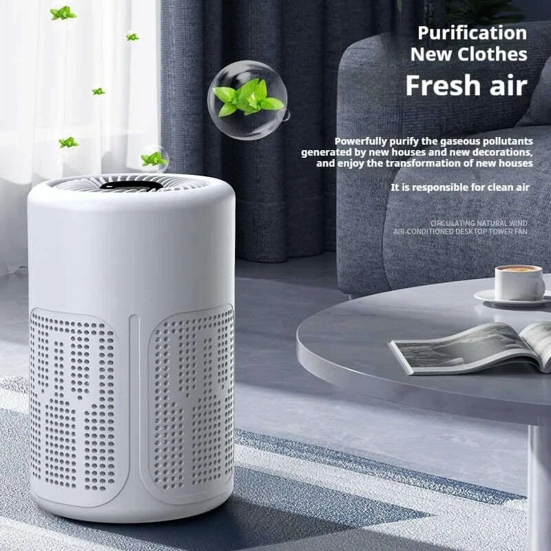 KIMLUD, Xiaomi Desktop Air Purifier For Home With Fragrance Negative Ion Purifier Deodorizing Function For Office Room Bedrooms, KIMLUD Womens Clothes
