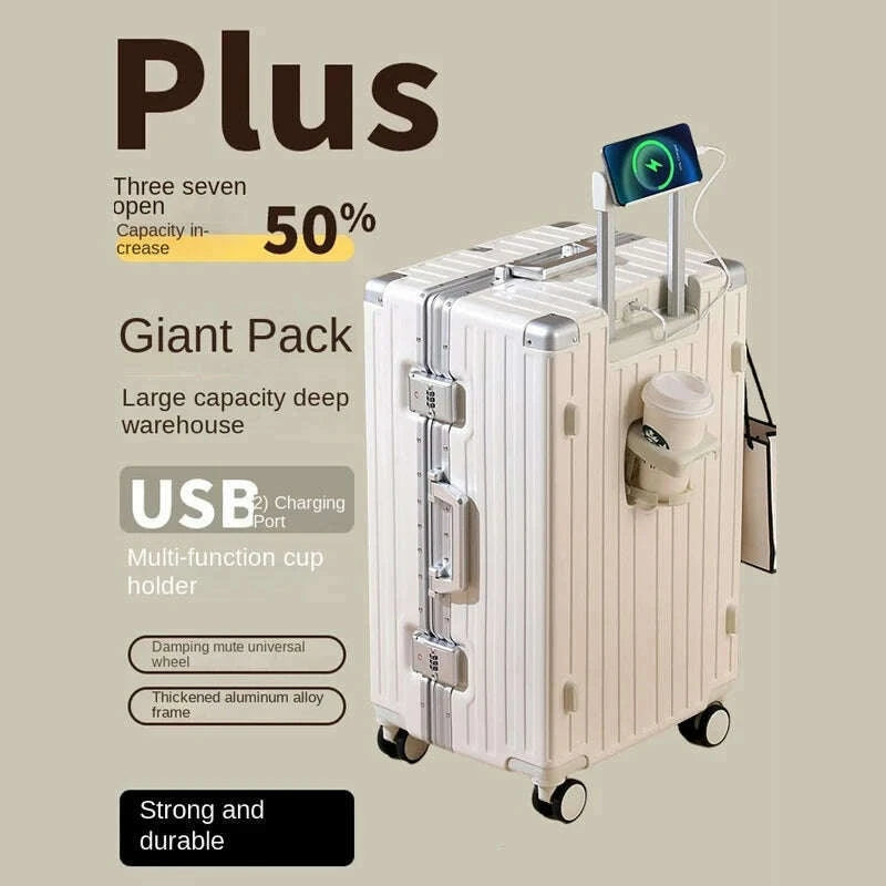 large-capacity-suitcase-30-inch-sturdy-and-durable-abspc-rolling-luggage-aluminum-frame-cabin-trolley-case-20-inch-boarding-boxkimlud-womens-fashion-34625386