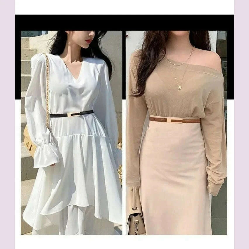 korean-fashionable-pu-leather-thin-waist-strap-belt-for-women-metal-accessories-basic-casual-porous-adjustable-fashion-beltskimlud-womens-fashion-34621581