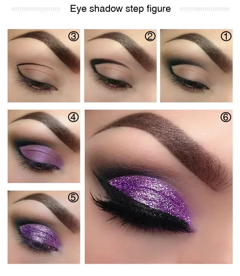 Liquid Eyeshadow – Waterproof – Gel – Purple Gold Metallic | KIMLUD