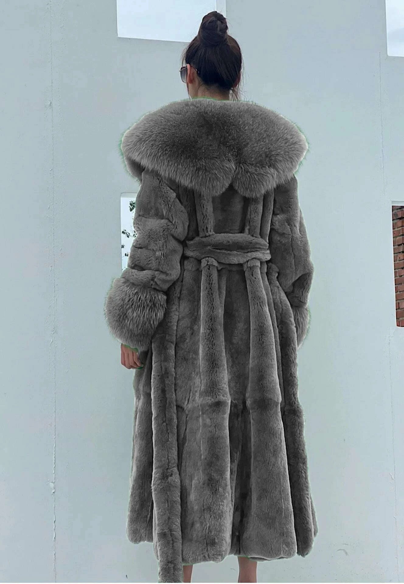 KIMLUD, 2024 Long Mink Coats Women Fur Coats Winter Outwear Faux Fur Jacket Female Long Sleeve Ladies Casual Oversize Fur Coat Parkas, KIMLUD Womens Clothes