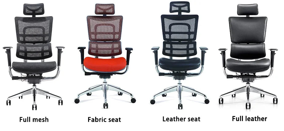 Aluminum Modern Mesh Office Chair Ergonomic — Rosy Pink | KIMLUD