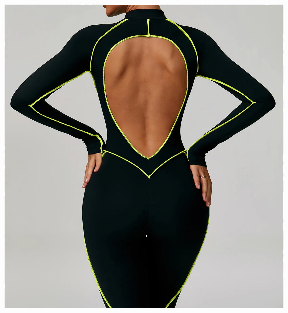 Yoga Bodysuits Women  Breathable Workout Sets Gym Clothes Push Up Fitness Running Sportwear Sexy Zipper Leggings Suit