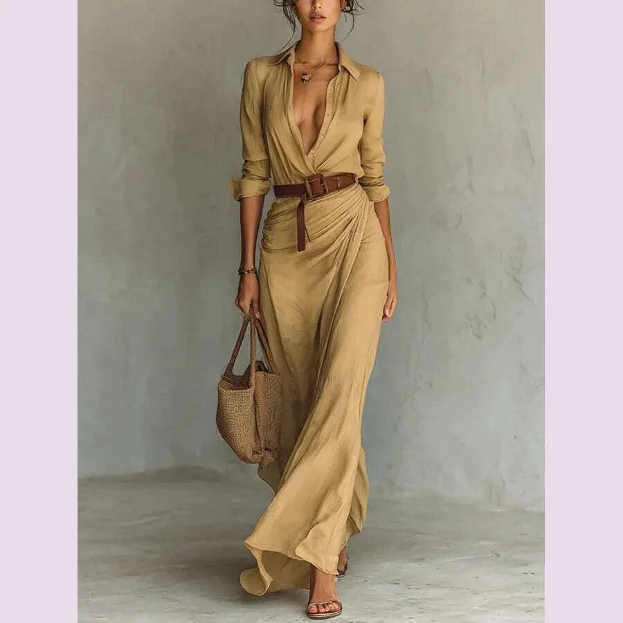 new-autumn-fashion-sexy-long-sleeve-v-neck-single-breasted-pleated-solid-color-loose-fit-ankle-length-dress-with-belt4-colorskimlud-womens-fashion-34621212