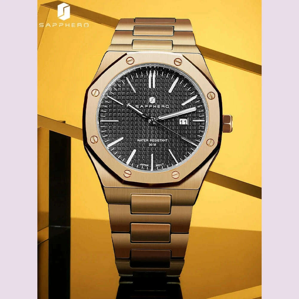 sapphero-rose-gold-men-watches-30m-waterproof-stainless-steels-watches-quartz-watch-men-business-fashion-watches-for-men-watchekimlud-womens-fashion-34610804