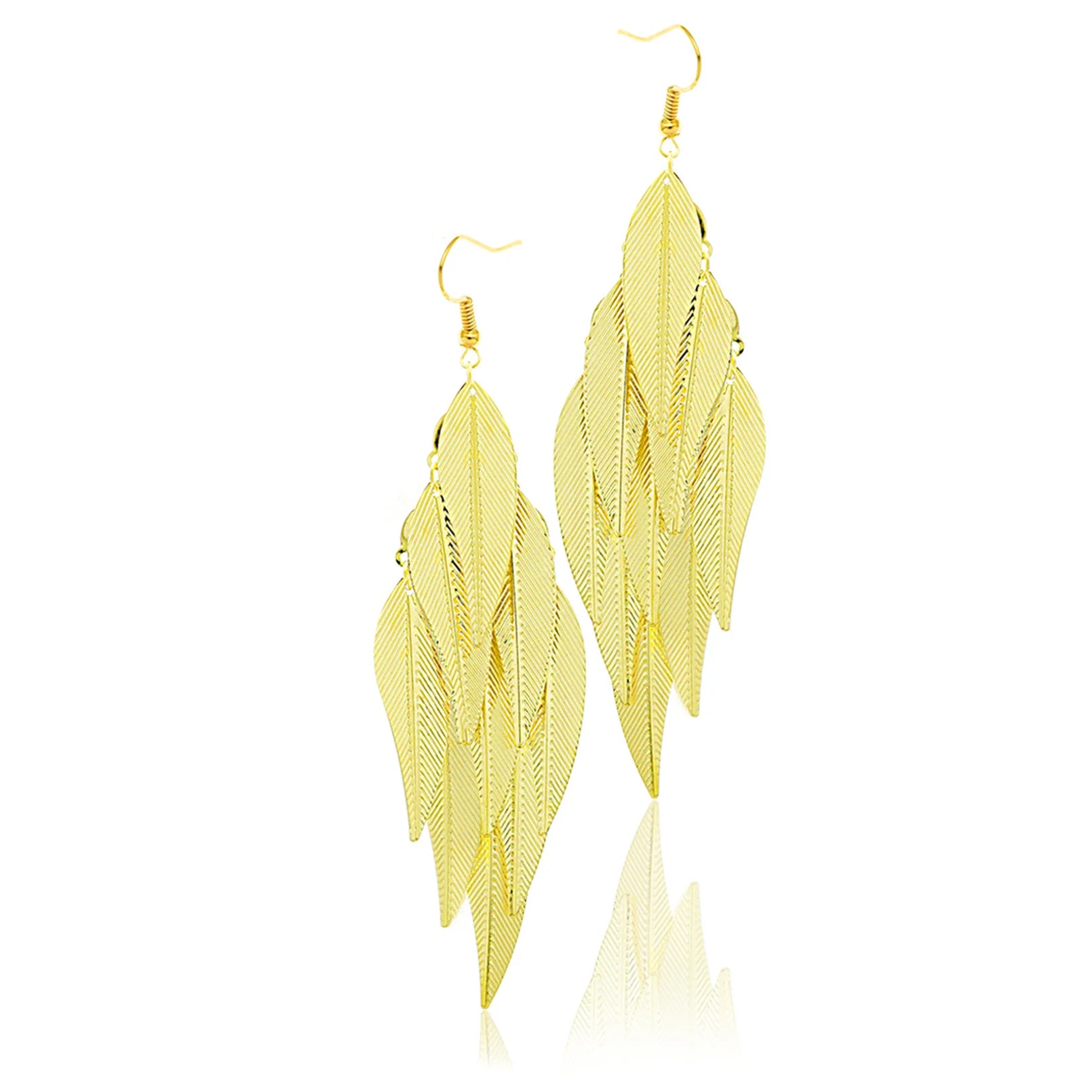 Metal Tribal Coins Hoop Earrings — Silver | KIMLUD