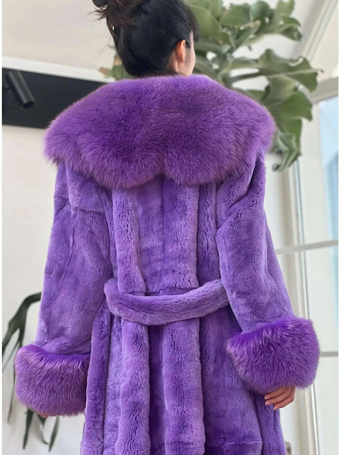 KIMLUD, 2024 Long Mink Coats Women Fur Coats Winter Outwear Faux Fur Jacket Female Long Sleeve Ladies Casual Oversize Fur Coat Parkas, KIMLUD Womens Clothes