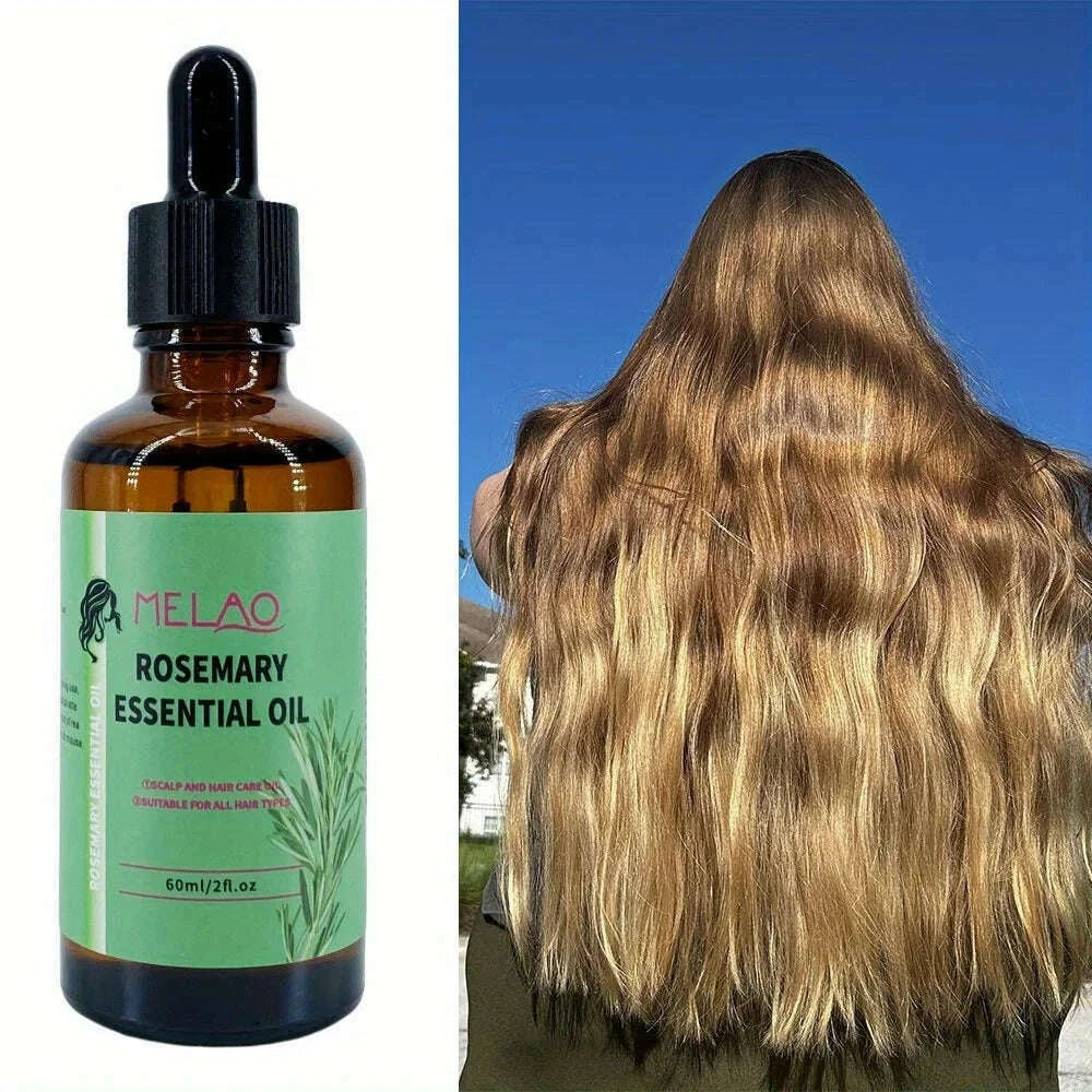 KIMLUD, GZE Rosemary Hair Oil For All Hair Types 60ml Multi-Purpose For Hair And Body Care Premium Essential Oil Moisturizing, KIMLUD Womens Clothes