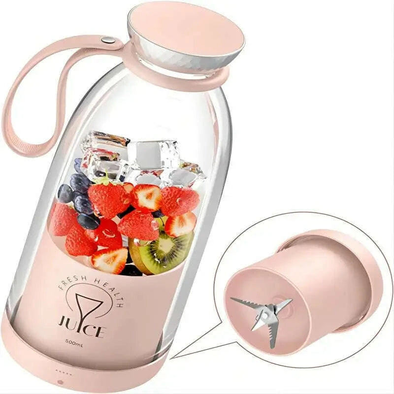 500ml-portable-2400mah-wireless-fruit-mixers-usb-juicer-fresh-juice-bottle-blender-plus-6-blades-food-milkshake-ice-crush-cup-kimlud-kimlud-33917553