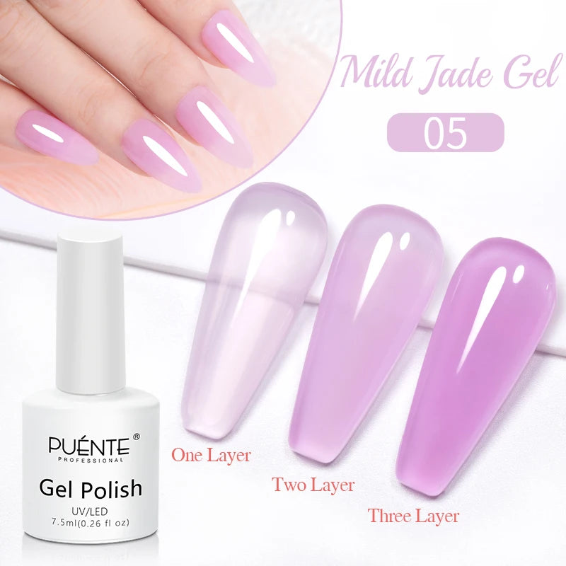 Reflective Glitter Gel Nail Polish Multidimensional Holographic Sparkle, UV-Curable Finish — Pink Lilac | KIMLUD
