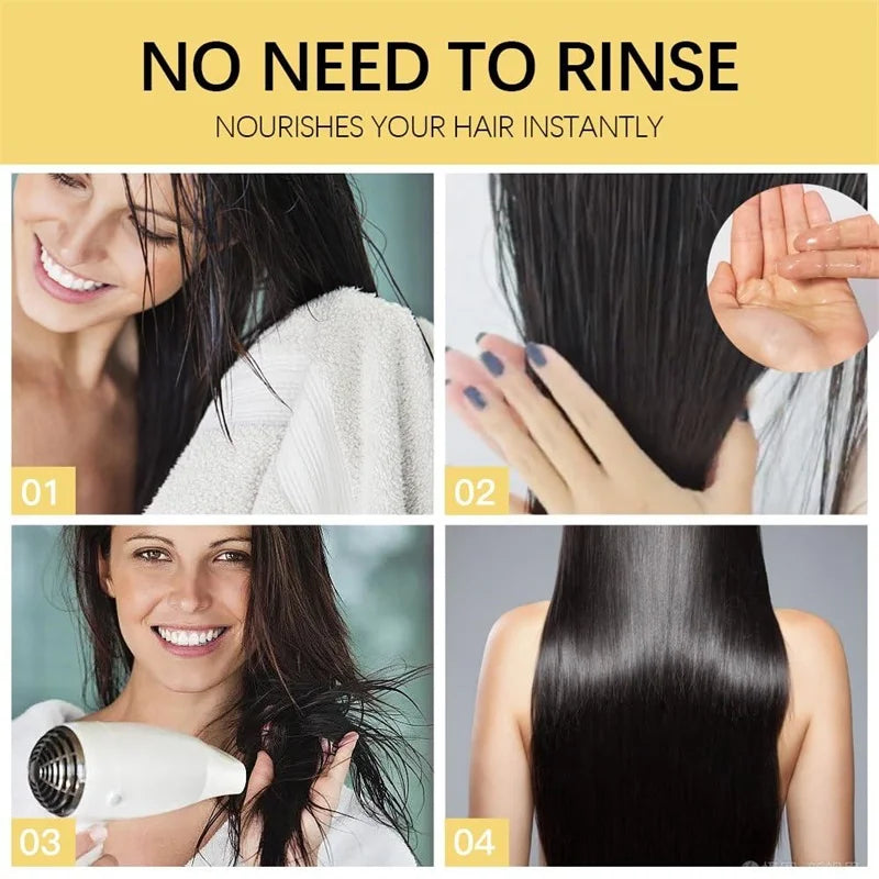 8 Seconds Magic Hair Mask Keratin Straightening Repair Damaged Frizy Treatment Soft Smoothing Professional Hair Care Cream