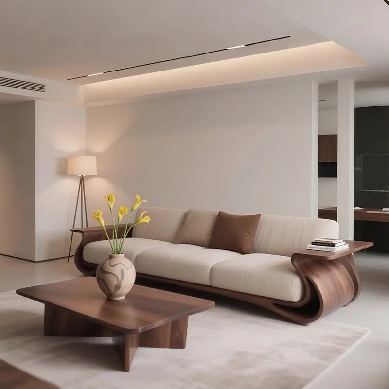 Big Size Wooden Living Room Sofas Vintage Professional Simple Party Comfortable Living Room Sofas Safe Divano Trendy Furniture