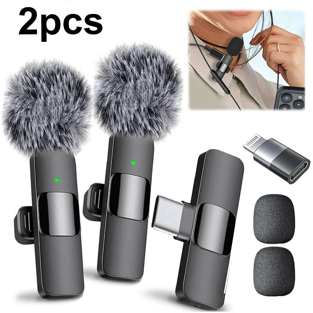2-in-1-wireless-lavalier-microphone-type-c-charging-video-record-microphone-portable-audio-recording-mic-for-iphone-android-livekimludkimlud-35567525