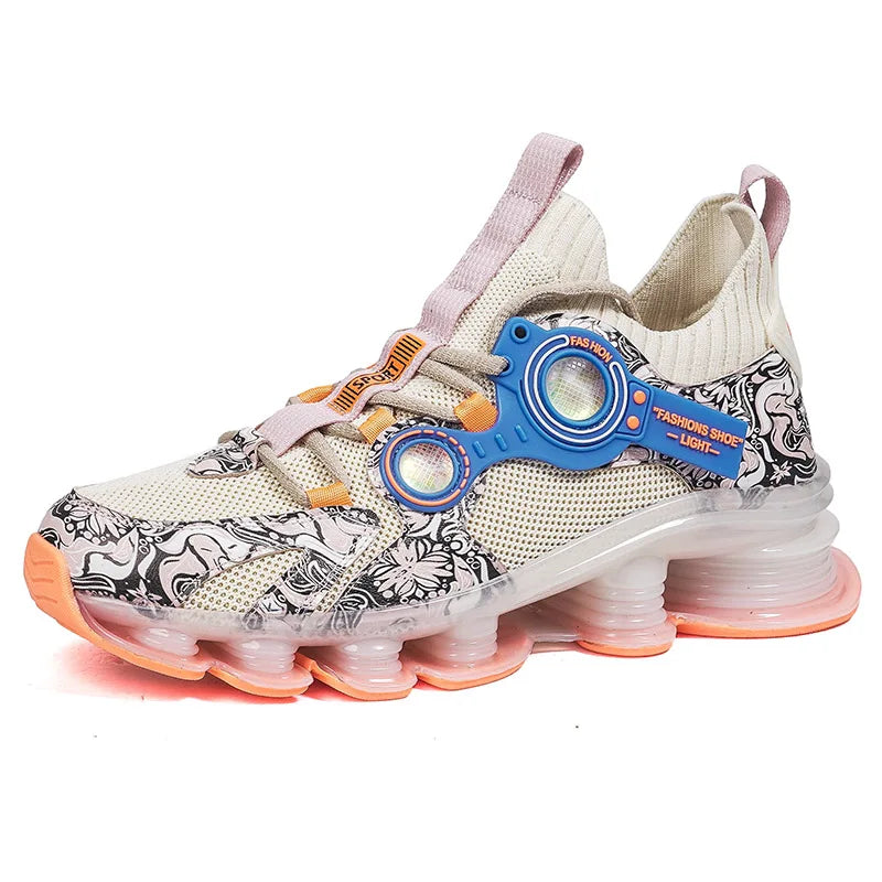 YRZL Men Sneakers Tenis Luxury Designer Shoes Mens High Quality Platform Sneakers Fashion Blade Loafers Running Shoes for Men