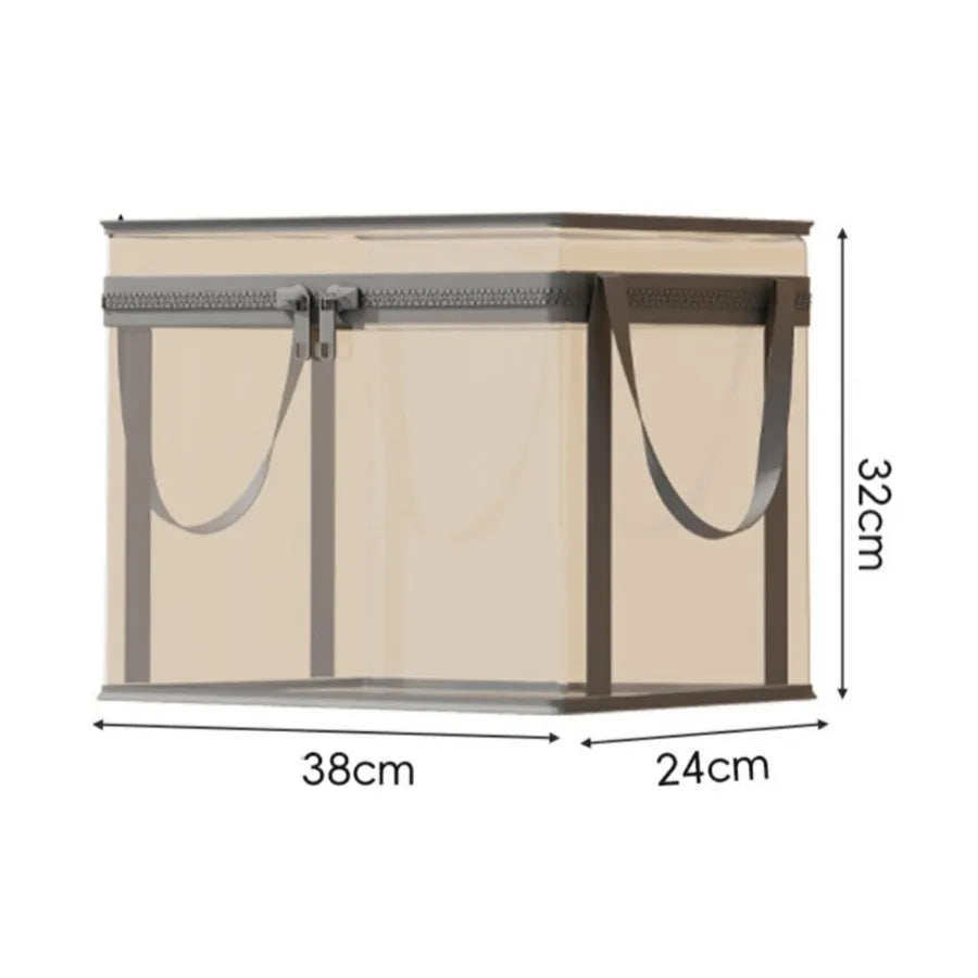 Clear Plastic Storage Box Hinged Lid — Clear | KIMLUD