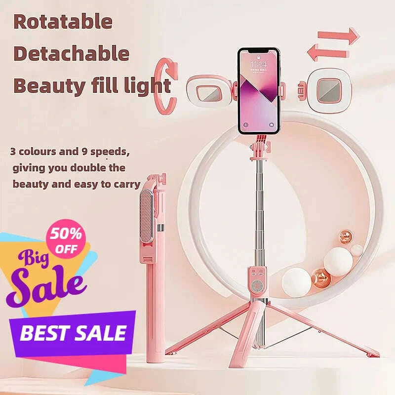 p87-tc-selfie-stick-tripod-360-°180-°-rotating-selfie-stick-phone-holder-with-wireless-bluetooth-remote-control-expandablekimludkimlud-35567438