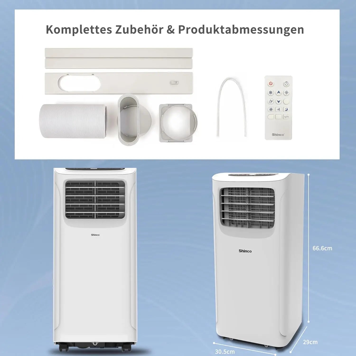 Mobile Air Conditioner 3-In-1 Cooling Ventilation Dehumidifying — White | KIMLUD
