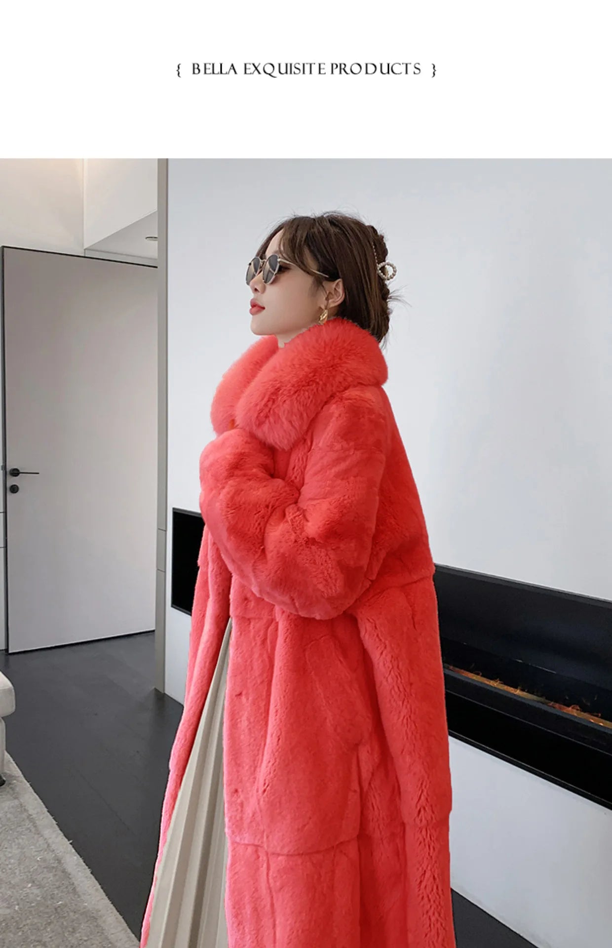 5XL Oversized Autumn Winter Faux Fur Coat Women Loose Long Plush Jackets Thick Warm OverCoat Female Large Fur Collar Parka 2023