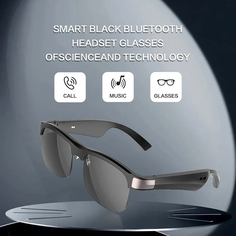 New M9pro Intelligent Bluetooth Glasses AI Translation Sports Cycling Fishing Polarized Multi functional Sunglasses Built in Cyc
