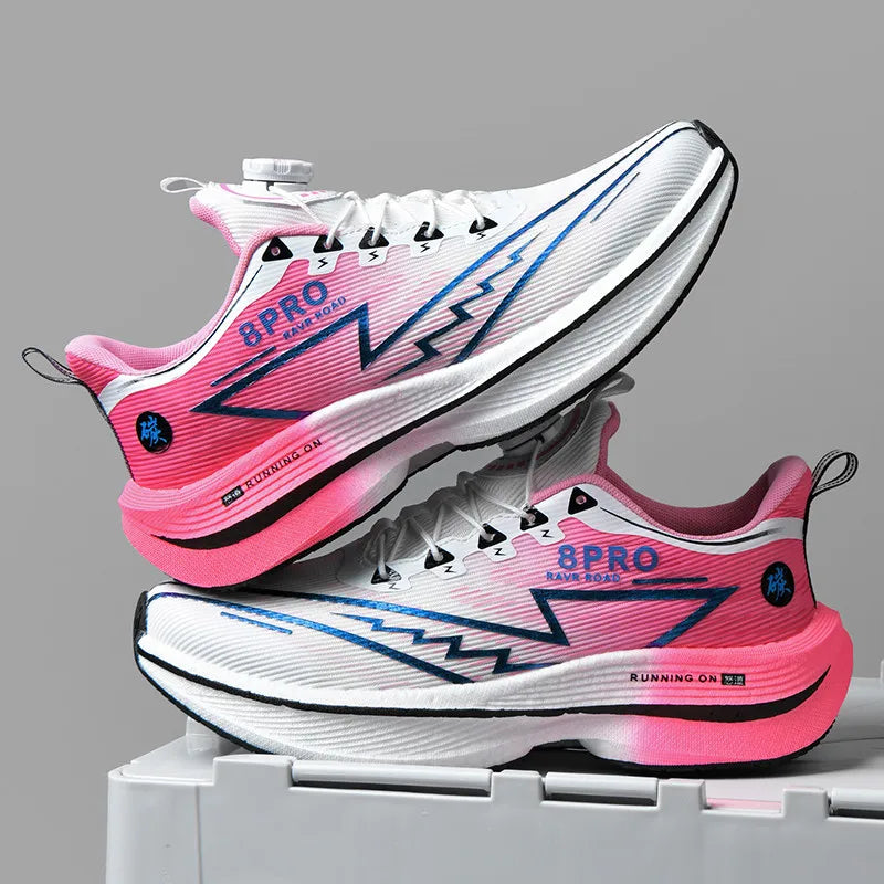 Athletic Running Shoes Men Professional Carbon Board Marathon Sports Breathable Lightweight Women Comfortable Casual Sneakers