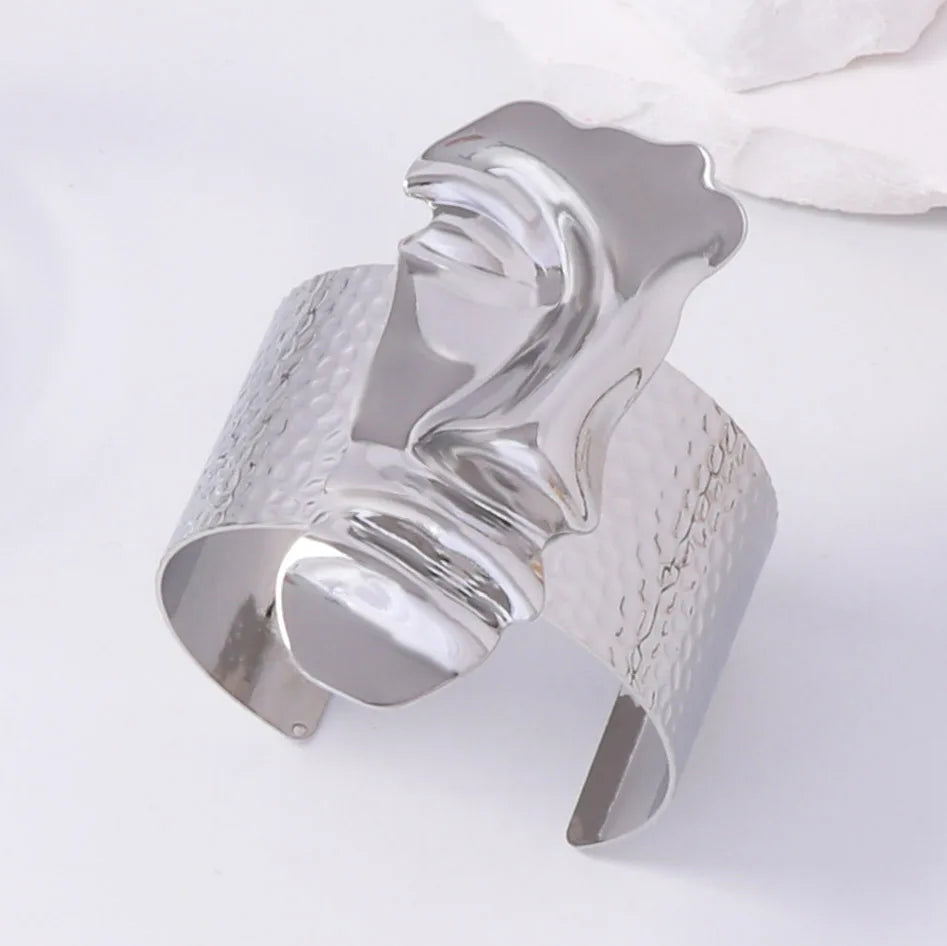 Geometric Earrings Face Geometry Cubic Zirconia Zinc Alloy Silver | KIMLUD