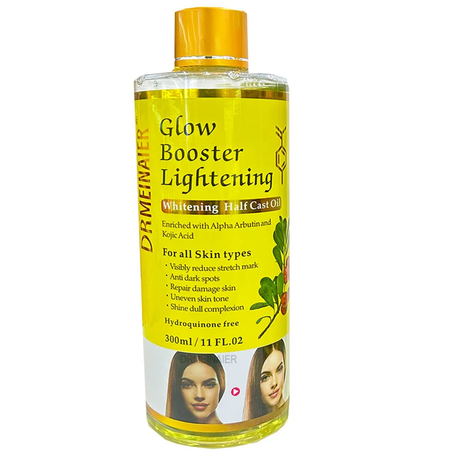 Castor Oil Based Serum Brightening With Alpha Arbutin And Kojic Acid — Golden | KIMLUD