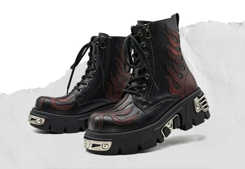 2025-new-punk-women-platform-ankle-boots-females-rock-round-toe-lace-up-fashion-retro-chunky-shoes-metal-decor-short-bootskimludkimlud-35573558