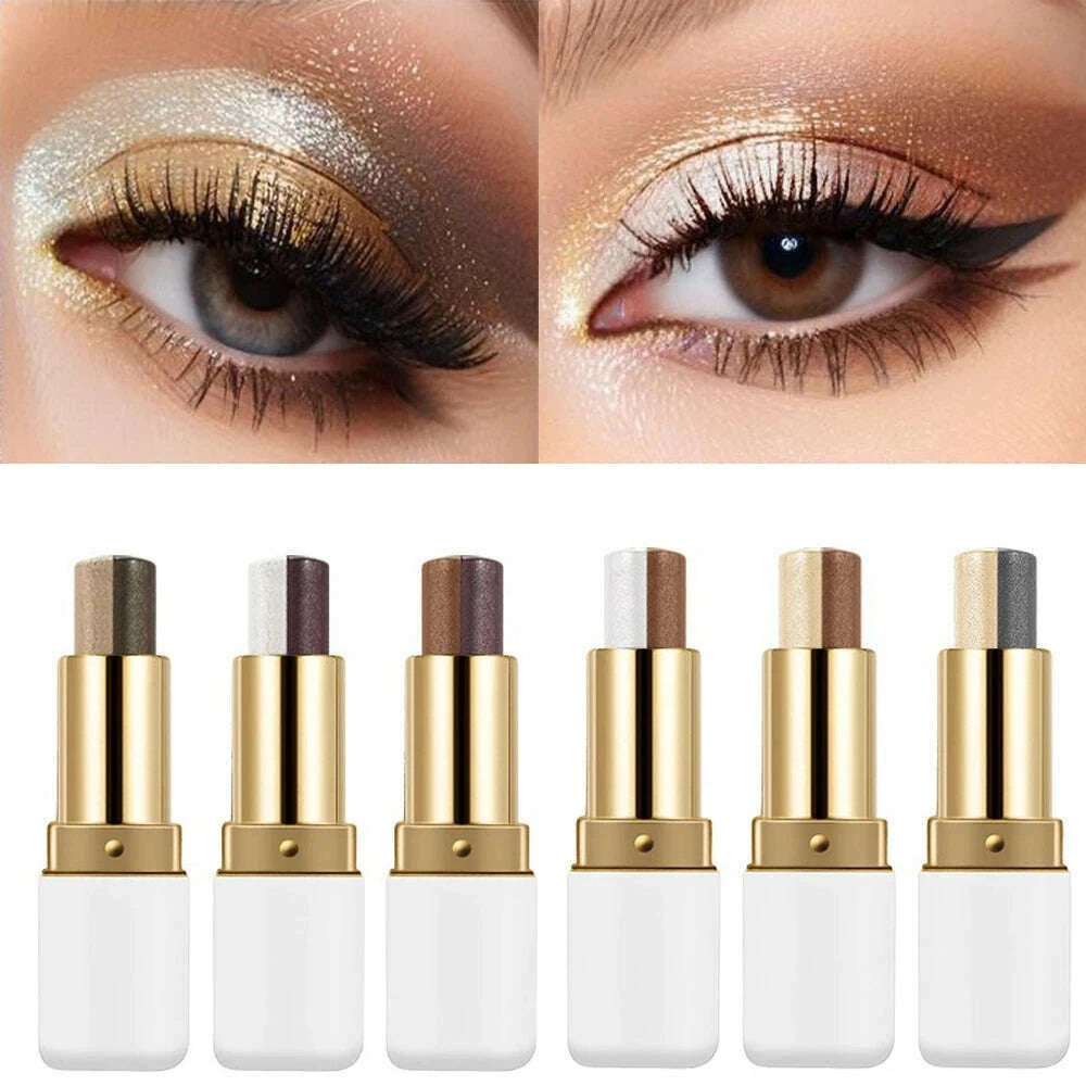 double-color-eyeshadow-stick-glitter-highlight-shadow-stick-eye-makeup-waterproof-lasting-shimmer-metallic-eyeshadow-makeupkimlud-womens-fashion-34620398
