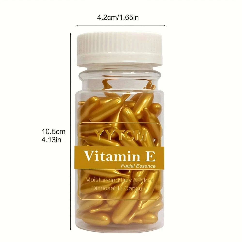 KIMLUD, Vitamin E Serum Capsules, Single-Use Essence Capsules, Hydrating and Moisturizing Facial Skin, 90 Capsules/Bottle - 1 Bottle, KIMLUD Womens Clothes