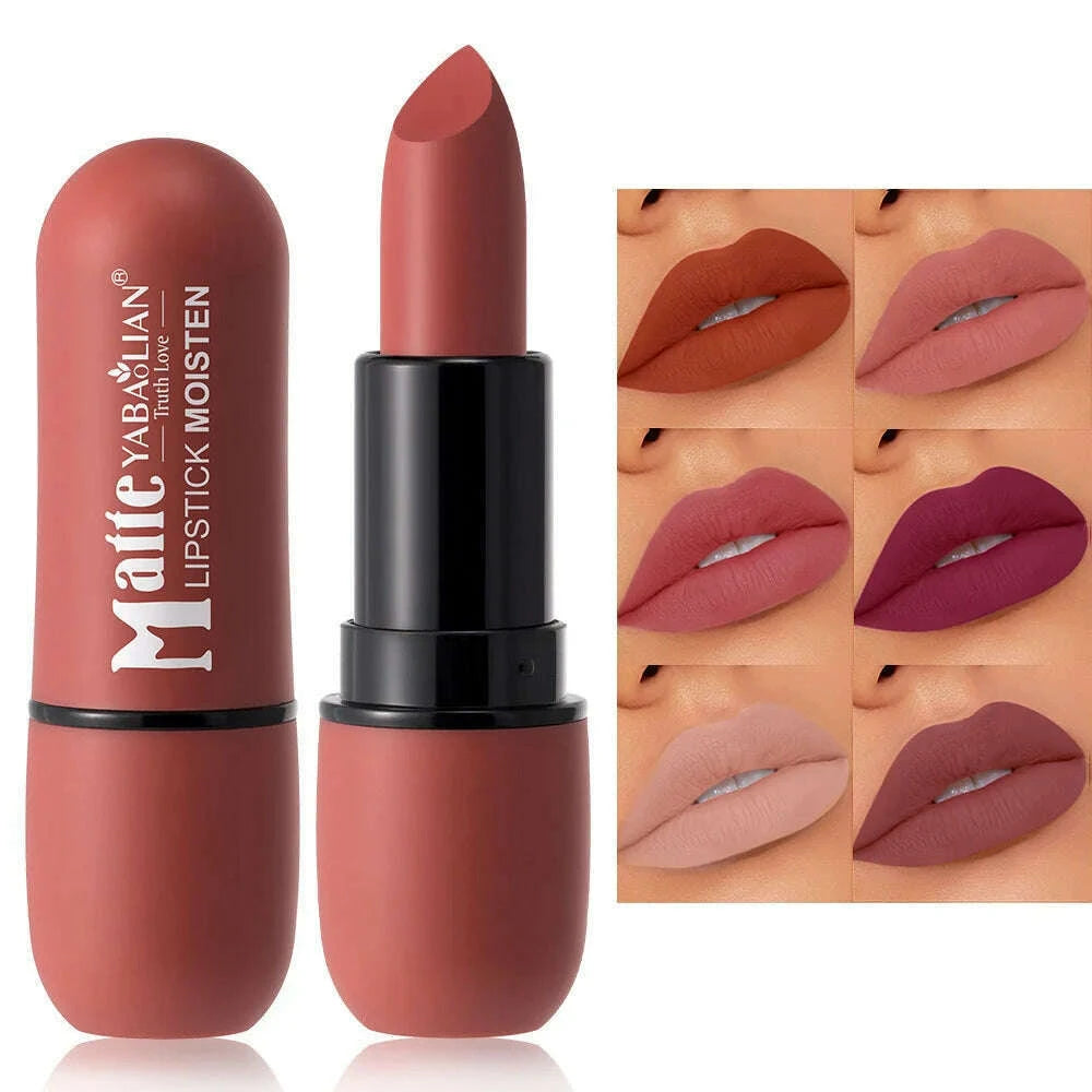 6-color-matte-lipstick-velvet-lip-color-smooth-waterproof-long-lasting-color-lip-makeupkimlud-womens-fashion-34605974