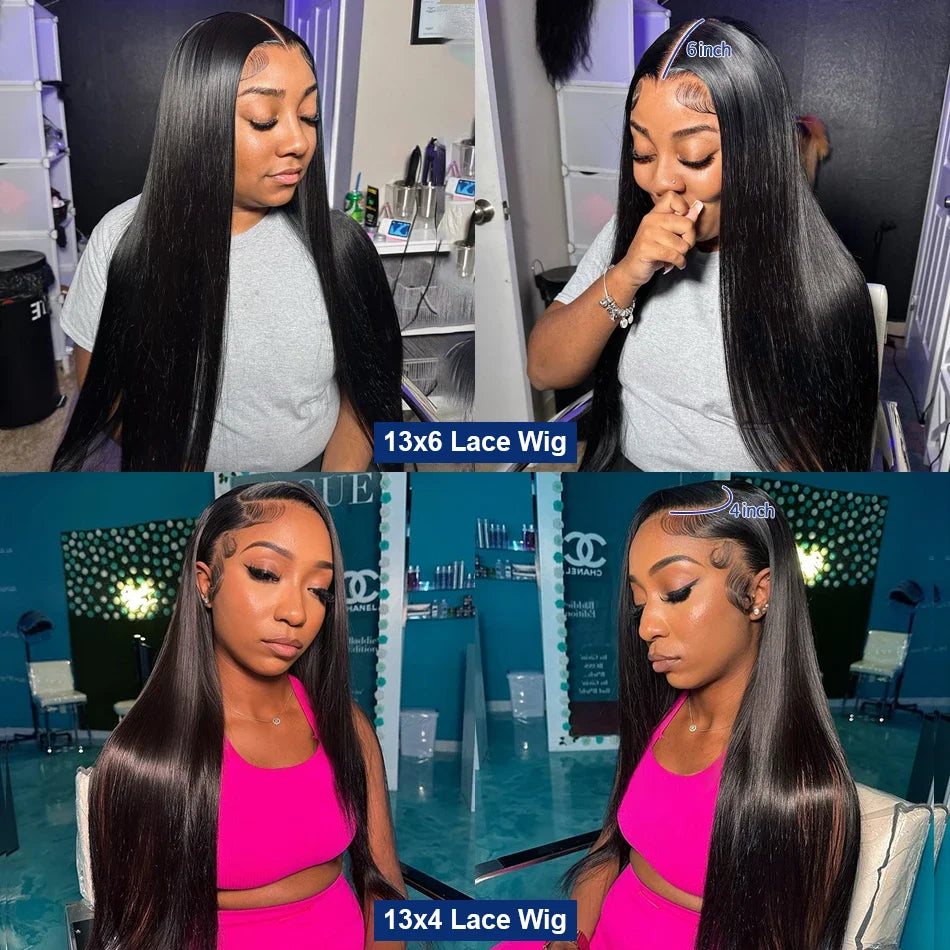 Lace Frontal Wig – 360 Front – Brazilian Human Hair – Straight | KIMLUD