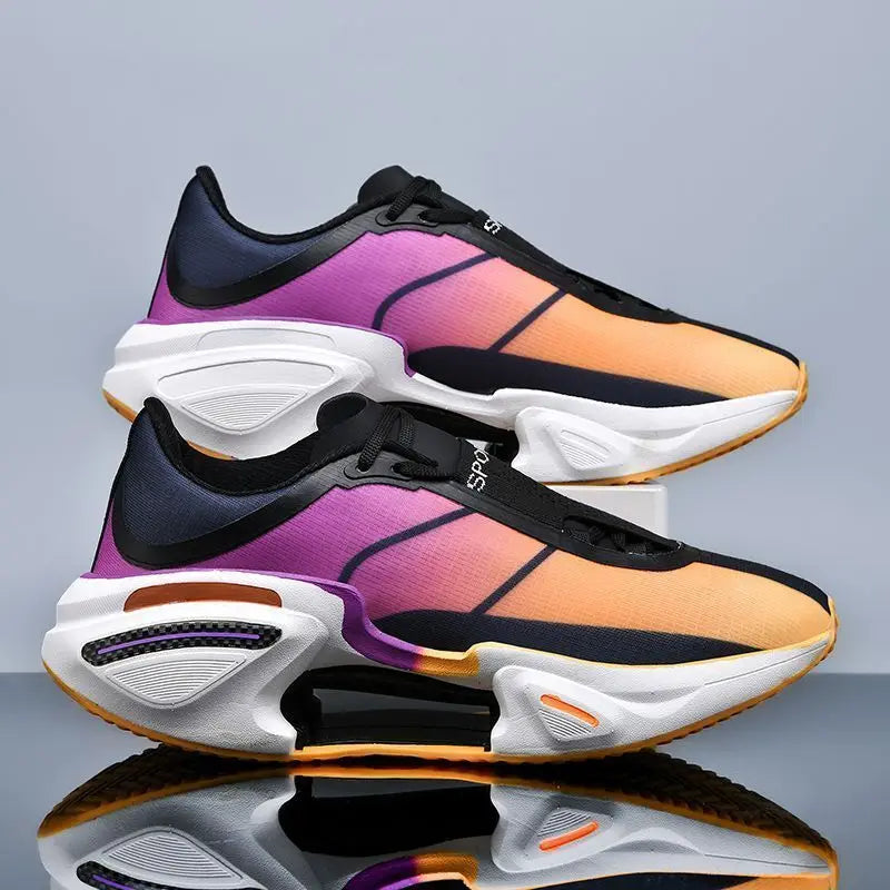 Running Shoes - High Elastic Support - Fabric Upper | KIMLUD