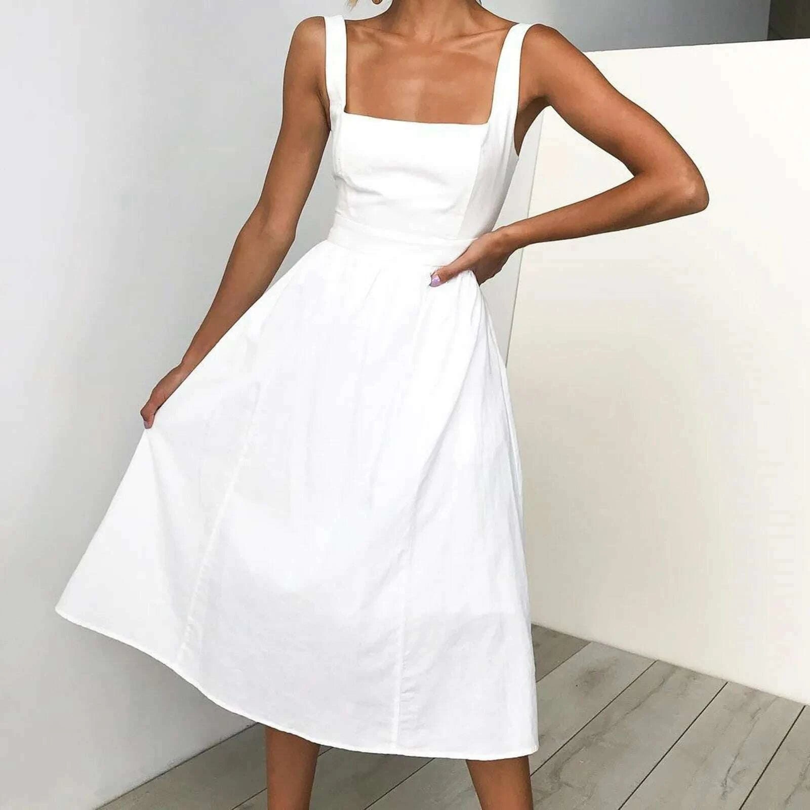 sexy-square-neck-solid-color-midi-dress-spaghetti-straps-sleeveless-summer-loose-dress-elegant-party-dresses-for-women-платье-kimlud-kimlud-33917160