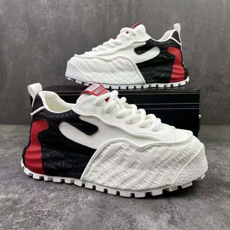 Casual Sneakers – Height Increasing – Faux Leather | KIMLUD