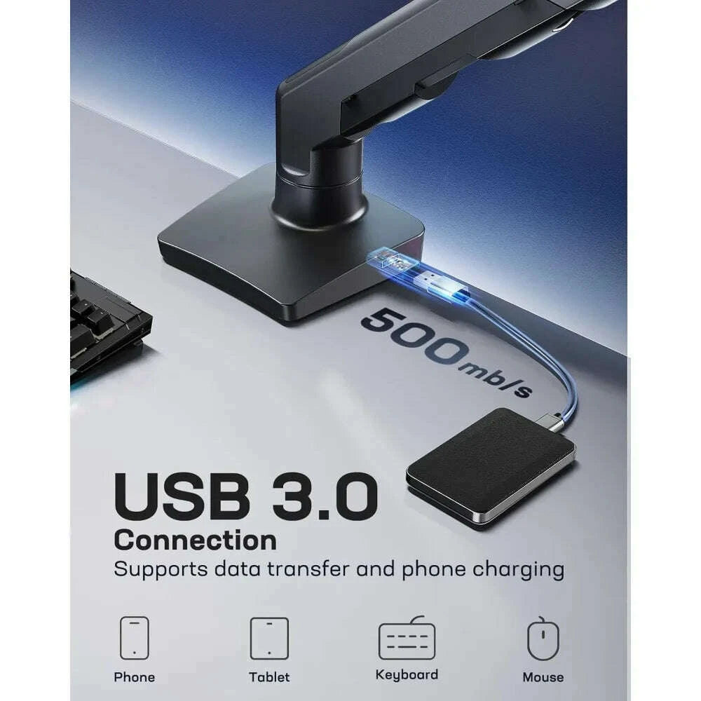 heavy-duty-monitor-arm-for-49-inches-screens-up-to-35-lbs-aluminum-ultrawide-screen-arm-for-samsung-odyssey-g9-and-morekimlud-womens-fashion-34601427