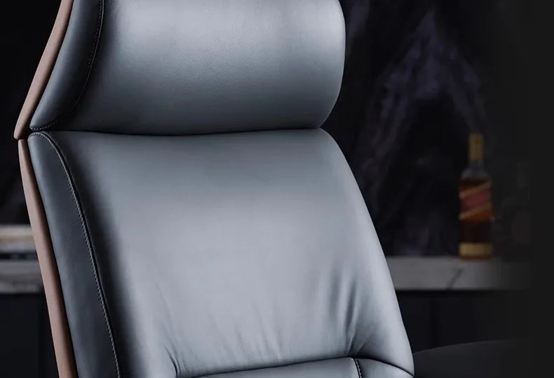 Office Chair - Modern Ergonomic - Cowhide | KIMLUD