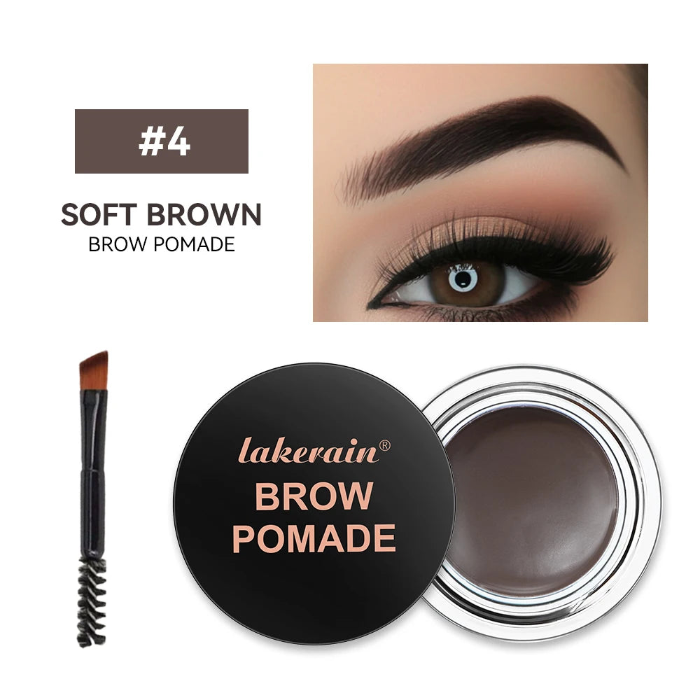 Gel Cream Eyebrow Cream Long-Lasting Waterproof — Medium Brown | KIMLUD