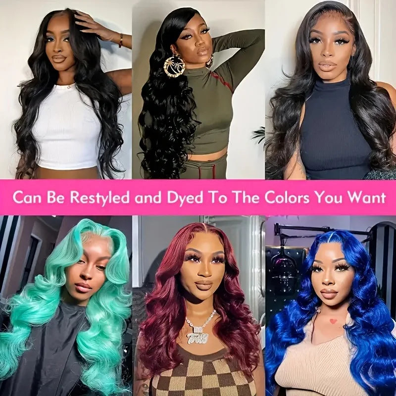 Body Wave Lace Front Glueless Wig — Transparent | KIMLUD