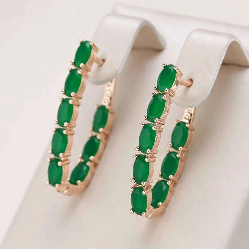 kinel-hot-emerald-oval-cut-zircon-long-drop-earrings-natural-zircon-with-585-rose-gold-women-earrings-fashion-wedding-jewelrykimlud-womens-fashion-34623183